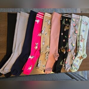 Womens Compression Socks Size 5-10, 9 Pairs